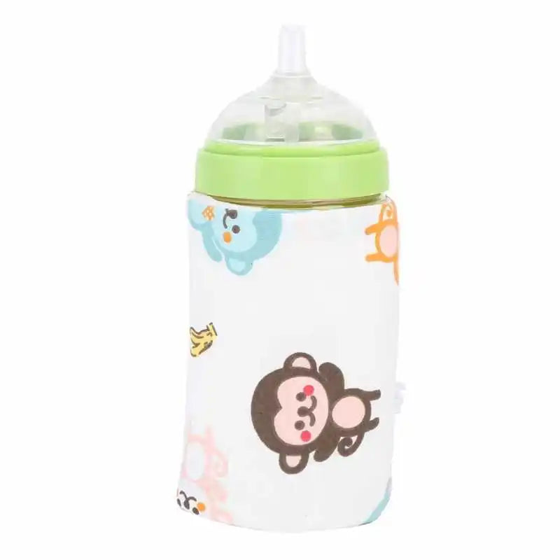 USB Milk Water Warmer Travel Stroller Insulated Bag Baby Nursing Bottle Heater Portable Heated Insulated Storage Bag BPA