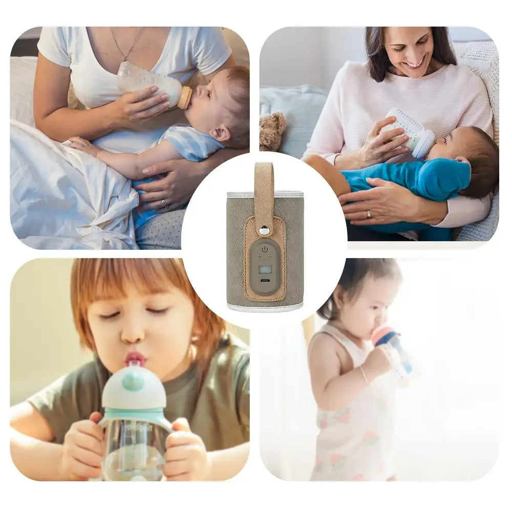 Baby Milk Warmer USB Milk Warmer Portable Baby Bottle Warmer Travel Warmer Cover USB Heater Outdoor Bottle Warmer