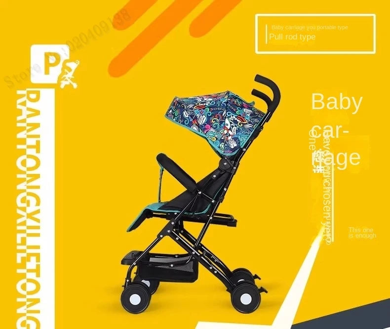 Baby Buggy can sit or lie down Lightweight Folding Locket Umbrella Car Baby 0 to 3 years old Child Stroller