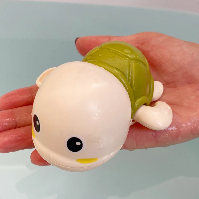 Baby Bath Toys Kids Swimming Clockwork Dolls Play Water Fun Bathing Cute Funny Children Bathroom Shower Bathtub Animals Toy