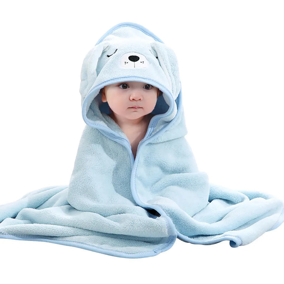 Newborn Baby Bath Towel Strong Water Absorption Swaddle Average Size Baby Blanket Air Conditioning Quilt Warmth