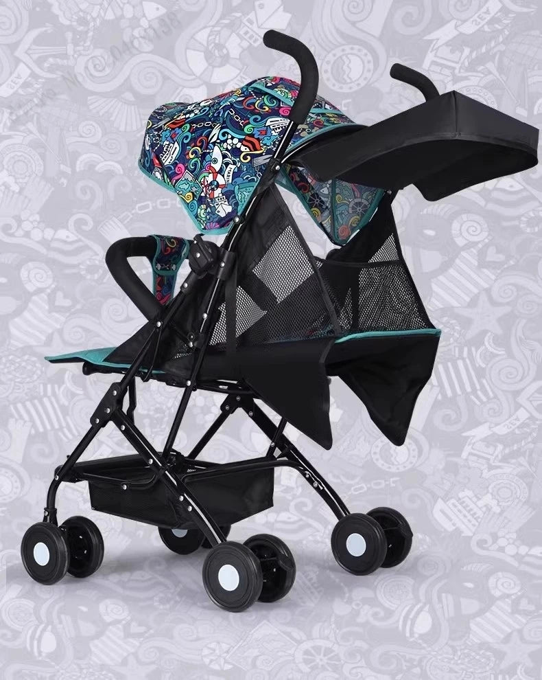 Baby Buggy can sit or lie down Lightweight Folding Locket Umbrella Car Baby 0 to 3 years old Child Stroller