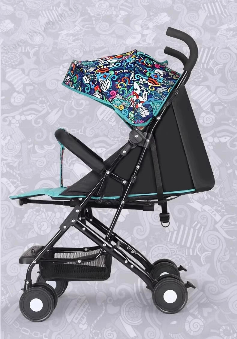 Baby Buggy can sit or lie down Lightweight Folding Locket Umbrella Car Baby 0 to 3 years old Child Stroller