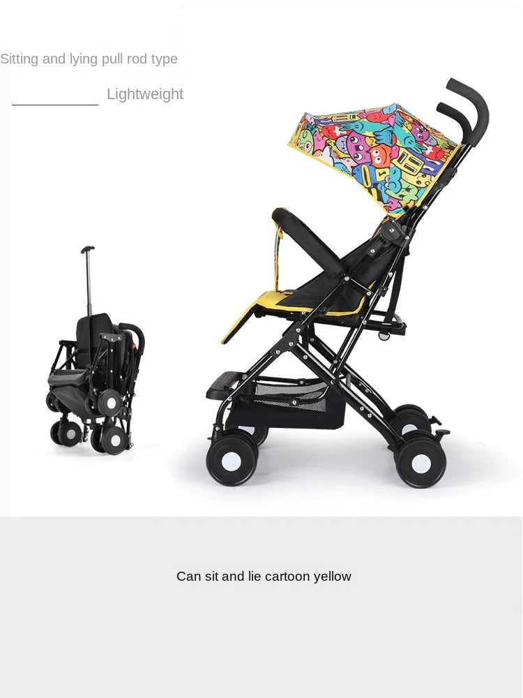 Baby Buggy can sit or lie down Lightweight Folding Locket Umbrella Car Baby 0 to 3 years old Child Stroller