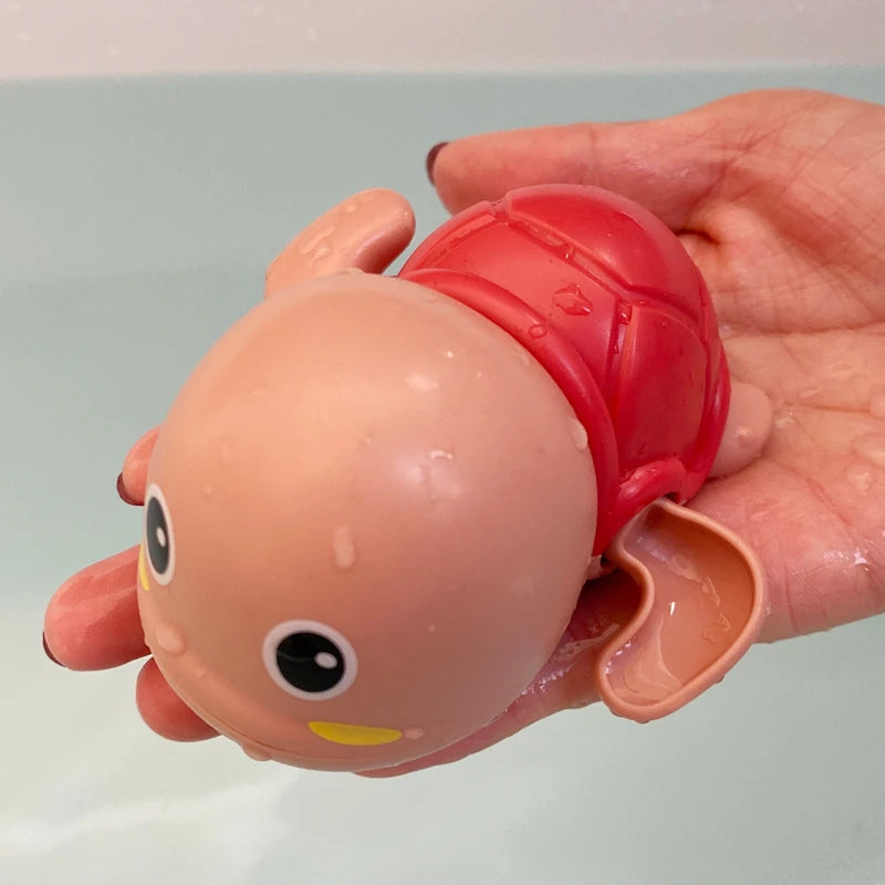 Baby Bath Toys Kids Swimming Clockwork Dolls Play Water Fun Bathing Cute Funny Children Bathroom Shower Bathtub Animals Toy