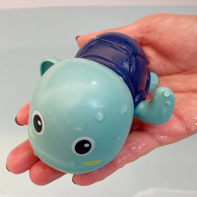 Baby Bath Toys Kids Swimming Clockwork Dolls Play Water Fun Bathing Cute Funny Children Bathroom Shower Bathtub Animals Toy