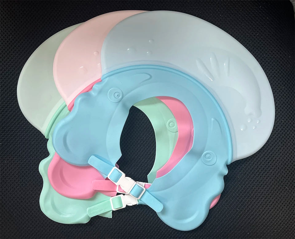 Shampoo Cap Adjustable Wash Shower Hat For Newborns Baby Ear Protection Children Bath Visor Head Cover Cute Octopus Shield