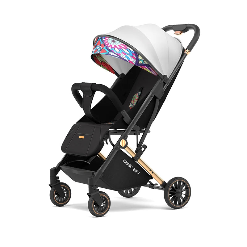 New Baby Stroller Ultra-lightweight Pram can sit and lie down Foldable 0-3 Years old Children's strollers Four Wheels