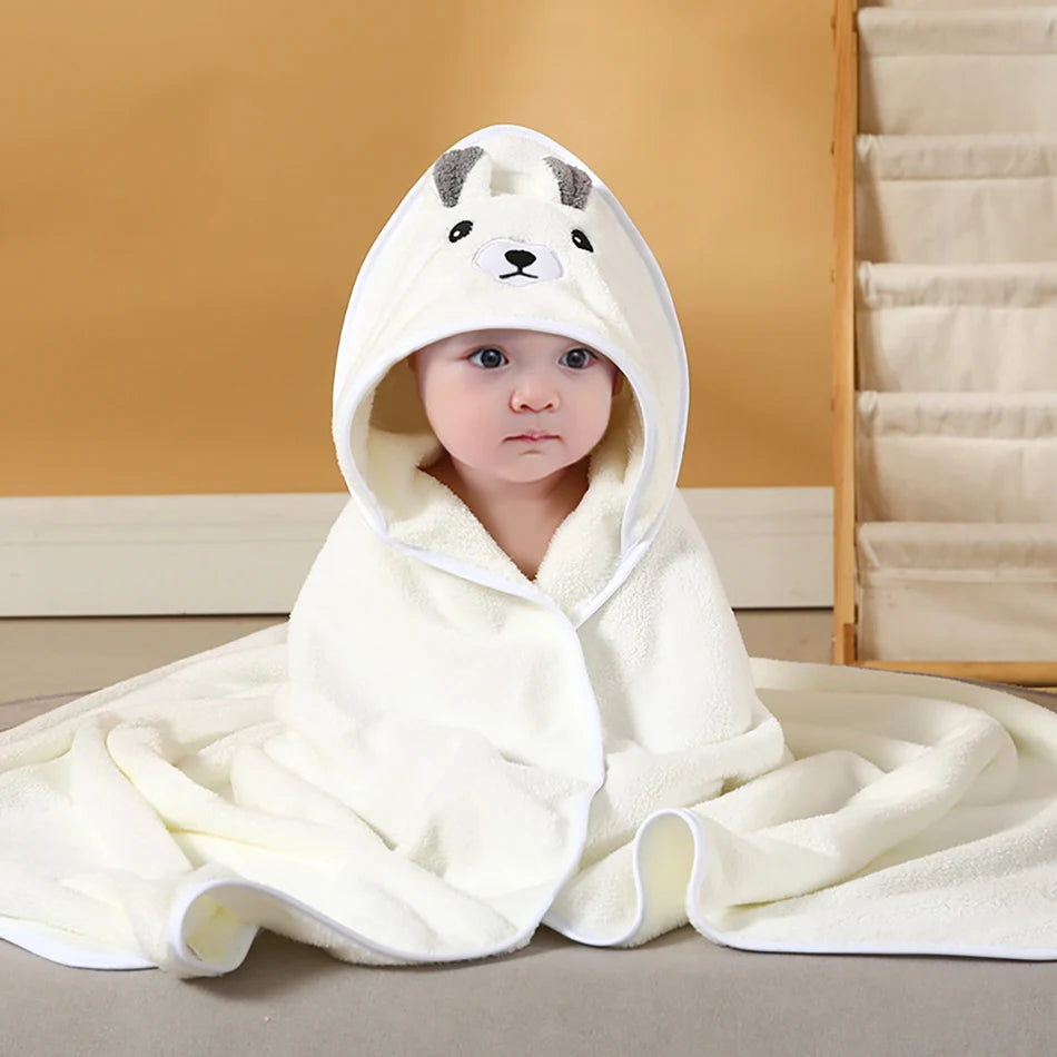 Newborn Baby Bath Towel Strong Water Absorption Swaddle Average Size Baby Blanket Air Conditioning Quilt Warmth