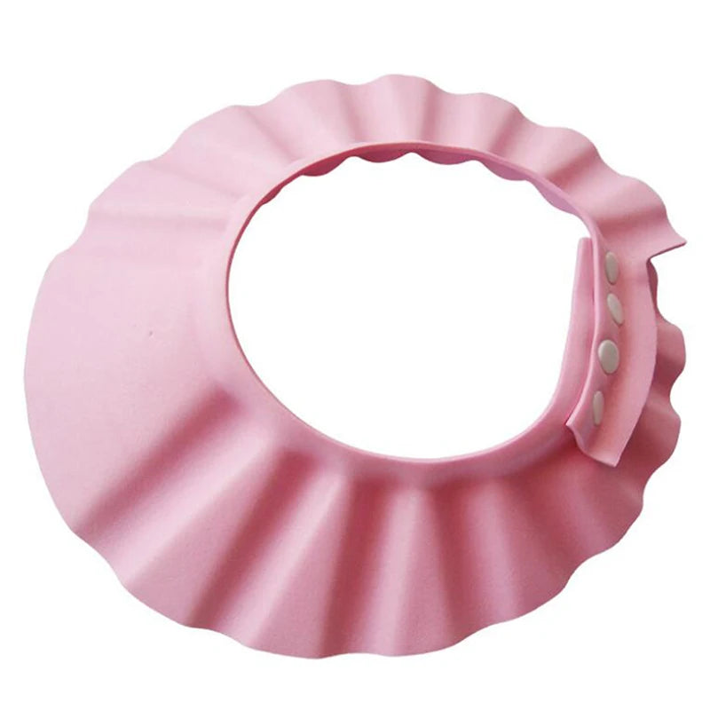 Adjustable Baby Shampoo Cap Kids Wash Hair Protection Infant Health Care Accessories New Soft EVA Bath Waterproof Hat