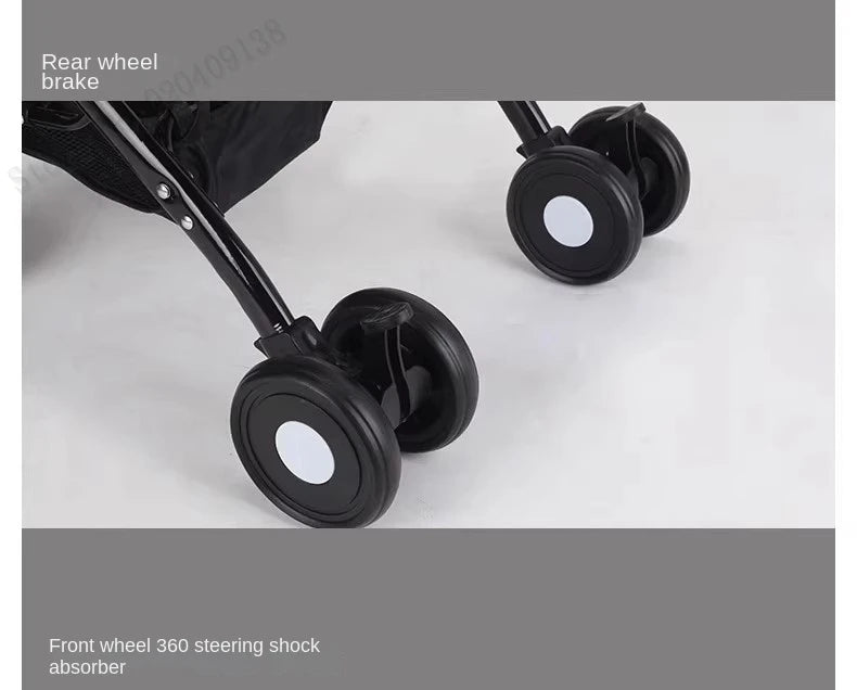 Baby Buggy can sit or lie down Lightweight Folding Locket Umbrella Car Baby 0 to 3 years old Child Stroller