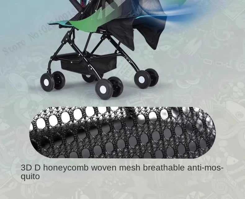 Baby Buggy can sit or lie down Lightweight Folding Locket Umbrella Car Baby 0 to 3 years old Child Stroller