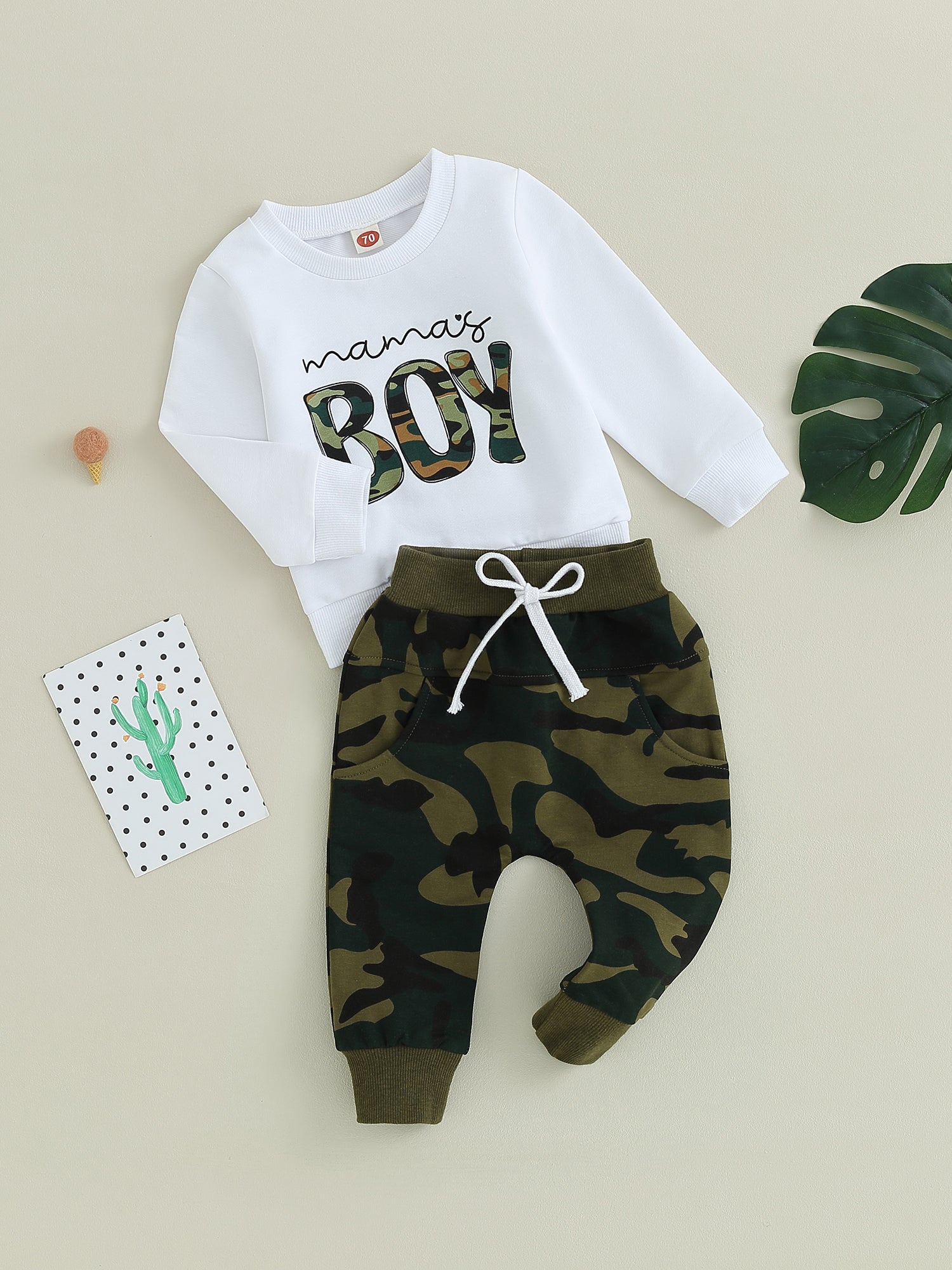 Toddler Boy Winter Outfits Warm Fleece Hoodie Jogger Pants Set Camouflage Letter Print Tracksuit Kids Clothing