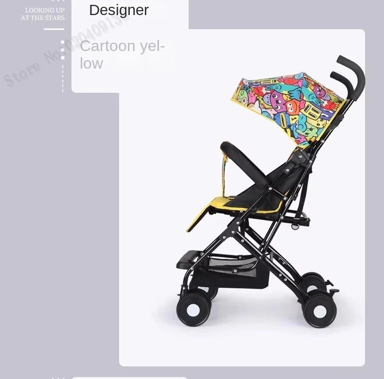 Baby Buggy can sit or lie down Lightweight Folding Locket Umbrella Car Baby 0 to 3 years old Child Stroller