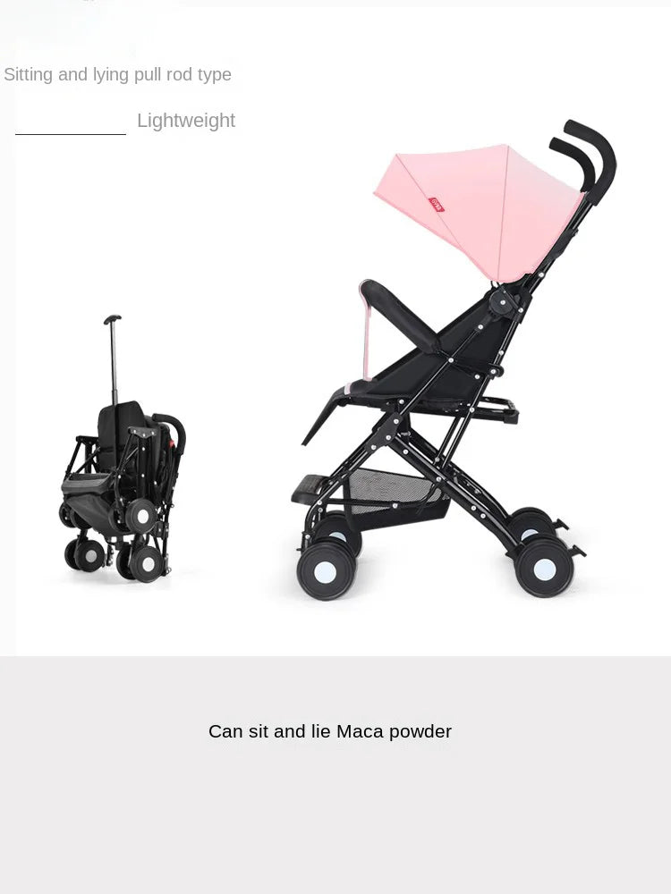 Baby Buggy can sit or lie down Lightweight Folding Locket Umbrella Car Baby 0 to 3 years old Child Stroller