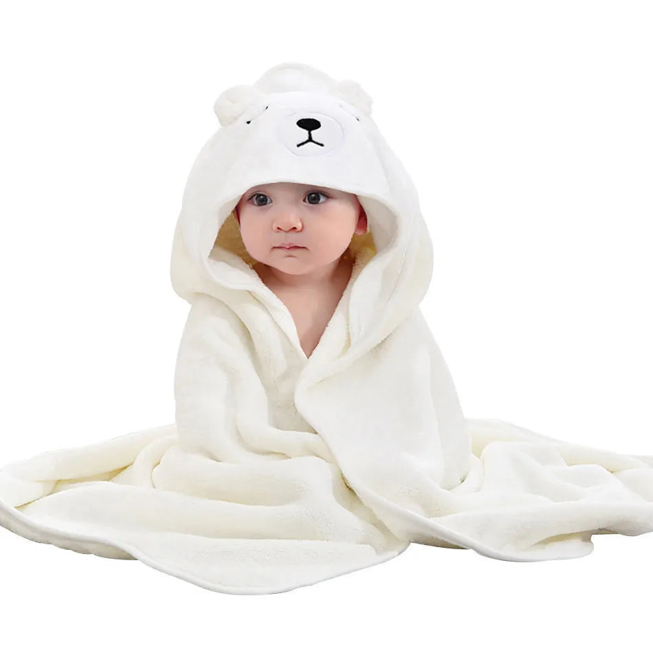 Newborn Baby Bath Towel Strong Water Absorption Swaddle Average Size Baby Blanket Air Conditioning Quilt Warmth